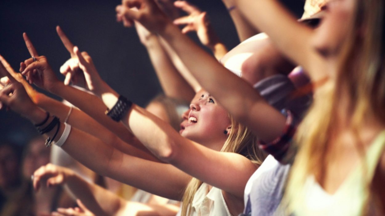 Enjoying the music