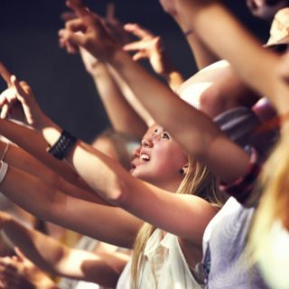 Enjoying the music