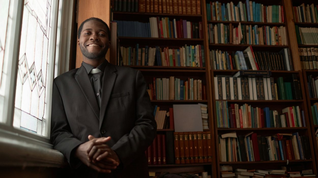 Portrait of Smiling Black Pastor